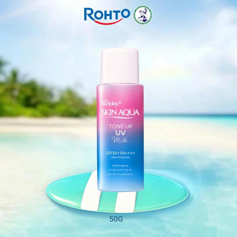 Sữa chống nắng nâng tông dành cho da dầu/hỗn hợp Sunplay Skin Aqua Tone Up UV Milk Lavender SPF50+ PA++++ 50g