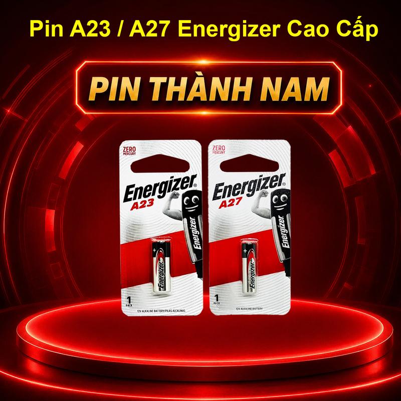 Pin A23 / A27 Energizer 12 Volt Thay Remote Điều Khiển Cửa Cuốn
