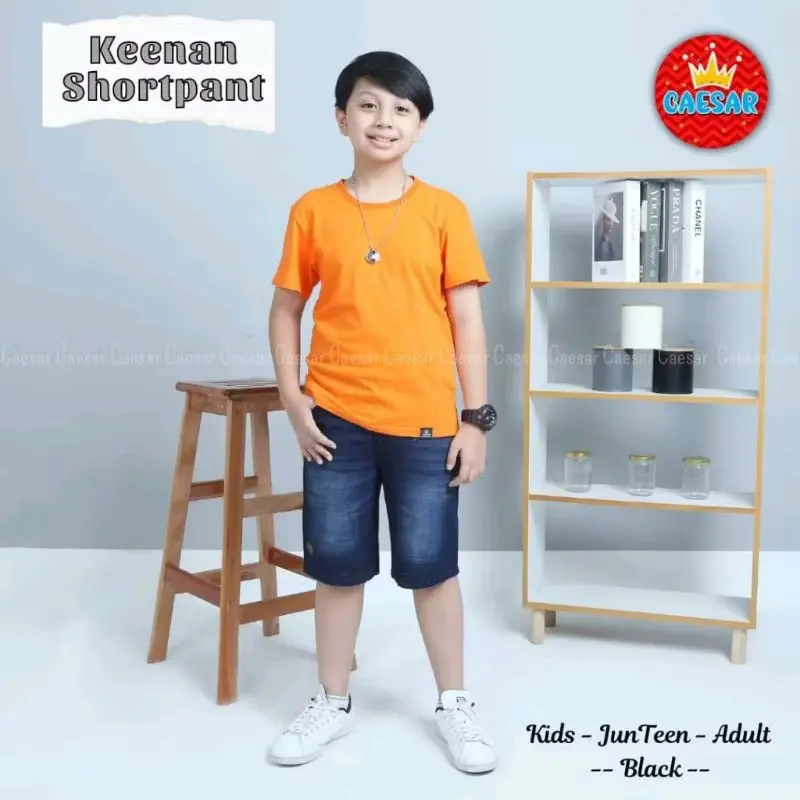 Celana jeans anak pendek usia 5-10 tahun/Celana jeans anak laki-laki umur 5 6 7 8 9 10 tahun Celana Pendek Denim Anak...