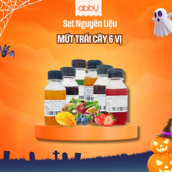 [Abby] Mứt trái cây chai 120g – siro hoa quả pha chế đa năng, dùng làm panna cotta, sữa chua túi, sinh tố nhiều hương vị tự nhiên – lọ nhỏ tiện dụng dành cho làm bánh, đồ uống, trang trí món tráng miệng