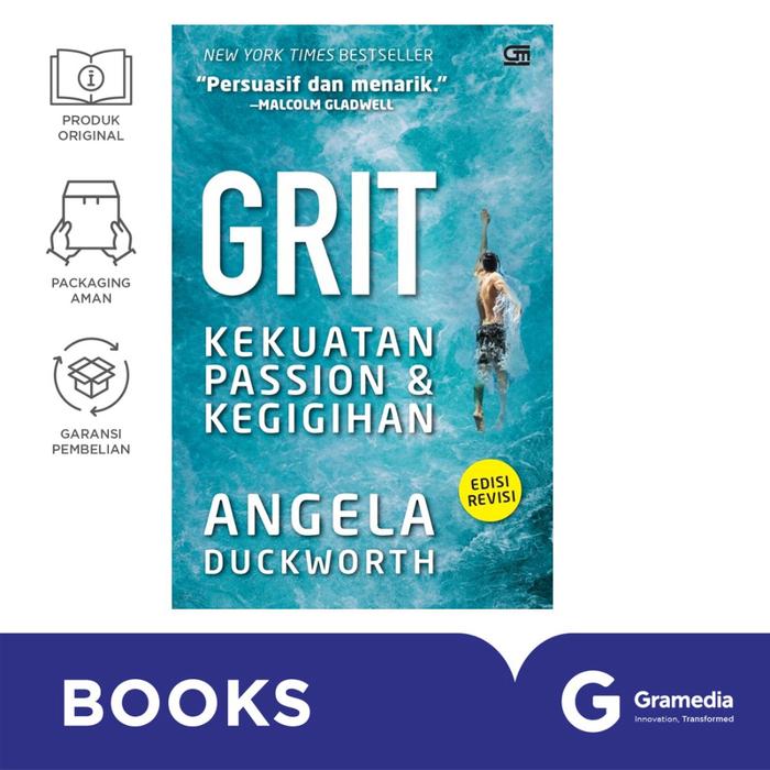 Gambar Gramedia - Buku Self Help GRIT : Kekuatan Passion dan Kegigihan (Angela Duckworth) dari Gramedia Kota Administrasi Jakarta Timur Tokopedia