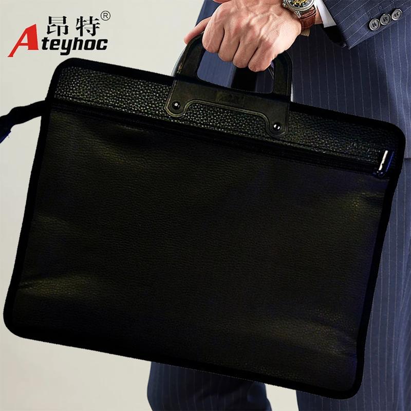 B4 Ateyhoc Beg Mesyuarat Beg Dokumen Penutupan Zip Corak Jalinan Dua ...