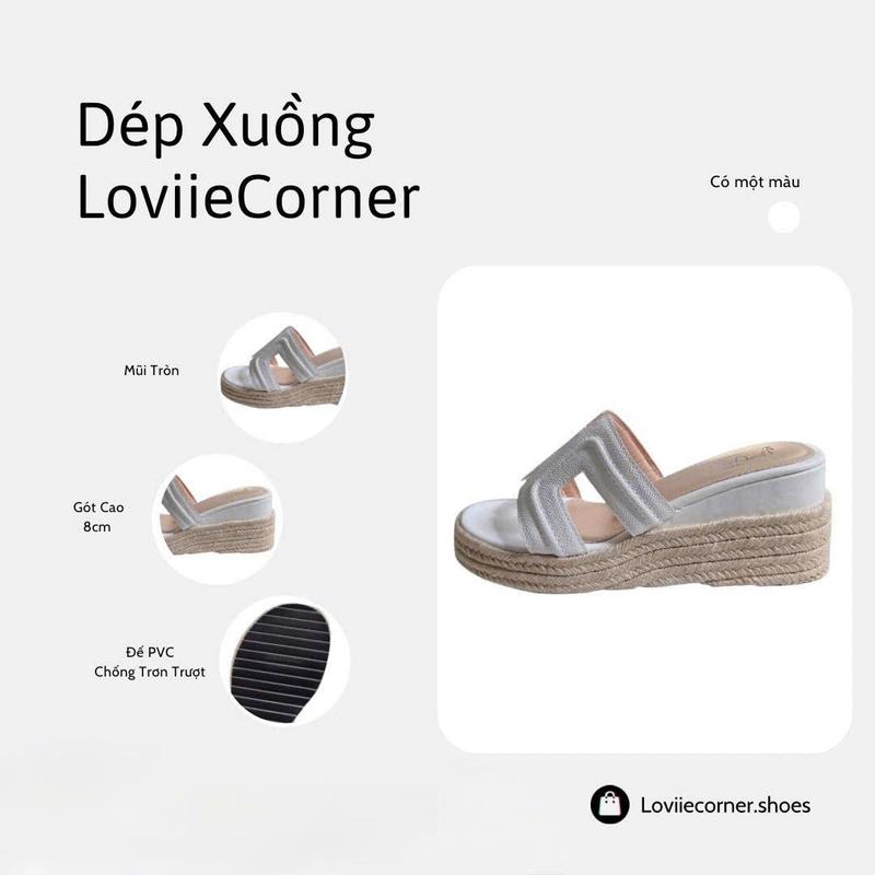 LOVIIECORNER - XUỒNG CÓI QUAI NGANG BẢNG TO THỜI TRANG THANH LỊCH - DÉP XUỒNG CAO MŨI TRÒN - DÉP XUỒNG CAO ĐẾ BẰNG 7 PHÂN - DD250709 - S250605 - D251016