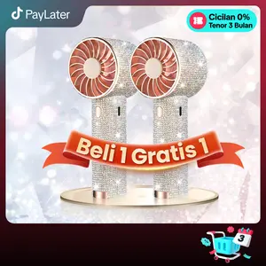 【Jordi Exclusive Beli 1 Gratis 1】(COD)Bravhom Kipas Angin Mini Portable 3IN1 Aromaterapi 3 Kecepatan Lampu Warna Warni Phone Holder