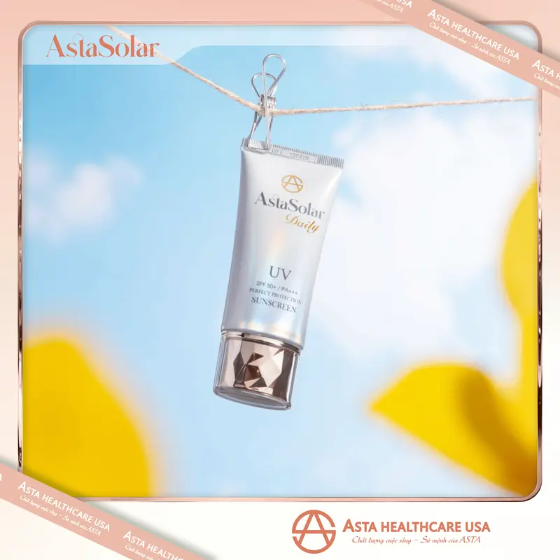 AstaSolar Kem Chống Nắng Hằng Ngày Daily SPF50+/PA+++ Bảo Vệ Tối Ưu Trước Tia UV Dùng Hàng Ngày Cung Cấp Bảo Vệ Cao Cho Da 3
