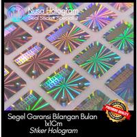 Gambar Stiker Hologram Bilangan Bulan 1x1 Cm Sarang Tawon Segel Garansi, bukan hologram biasa dari nusa hologram Kota Cimahi 3 Tokopedia