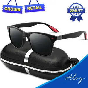 PL-PZ001 Polarized Sports Sunglasses Men Women Driving Square Frame Eyewear Male Gogle UV400