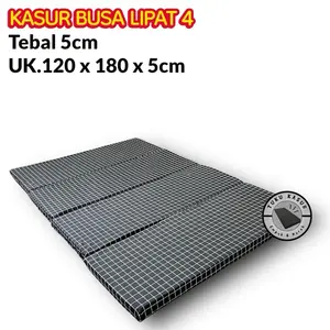 Tuku Kasur - PREMIUM KASUR LIPAT 4 TEBAL 5cm UK.120x180x5cm