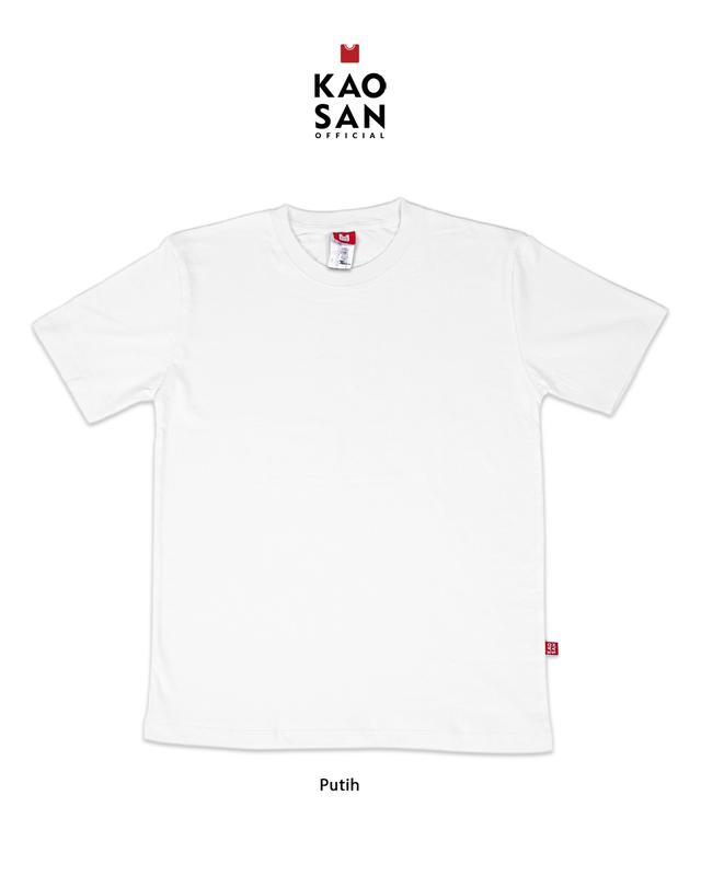 KAOS POLOS PUTIH - KAOS POLOS PRIA DAN WANITA - KAOSAN OFFICIAL 0