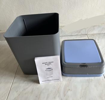 Product Review of Ezcaray Automatic Smart Dustbin - 12L Mini Bin with Induction Switch and Microcomputer Control Chip from h**s 1
