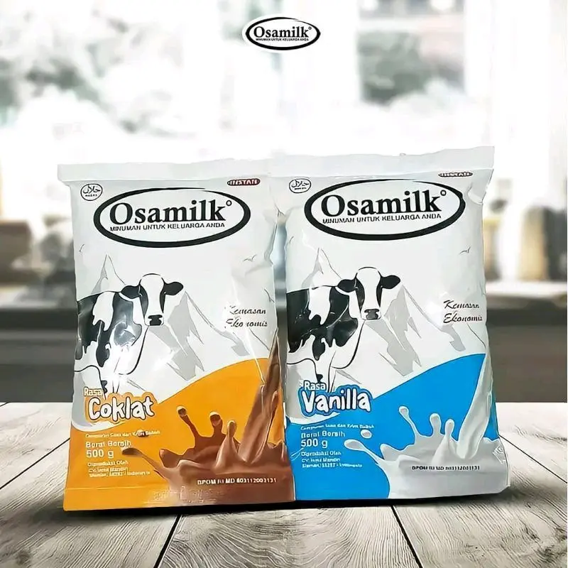 Susu Osamilk Original 500 Gr dengan Rasa Vanila dan Coklat
