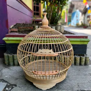 Sangkar Ayam Hutan Model Bawang Full Bambu