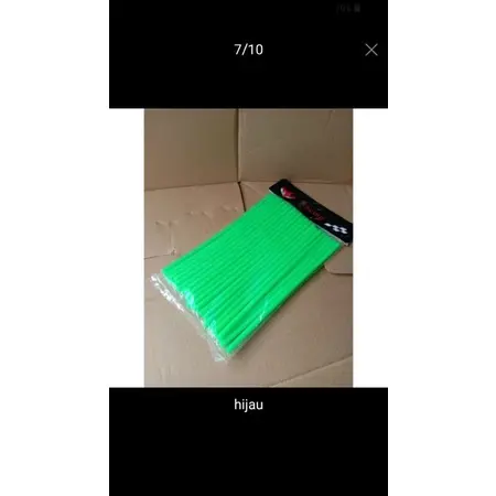Aksesoris Motor Cover Pipet Jari Jari Sepeda Motor Ukuran panjang Ring 24cm/240mm Warna Kilat 7