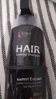 Product Review of (Promo Spesial) Aestika Dark Brown Hair Coloring Shampoo  - Pewarna Rambut Beruban Extract from n** ** 0