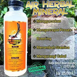 Air Herbal Mineral Untuk Burung