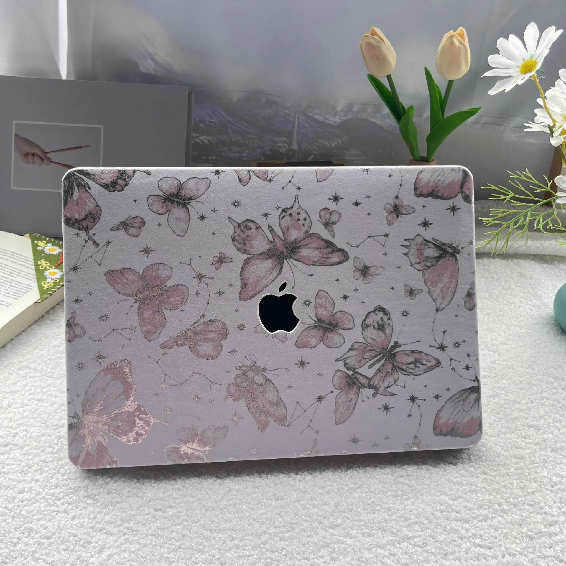 Butterfly MacBook Case Protect Cover for Macbook Pro 14 Case Macbook Air 13 Case Pro 13 Case, Pro 15, Pro 16,Macbook A2991 A2485 Case