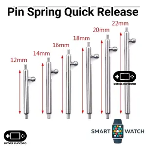Pin Spring Quick Release Jam Strap Tali 16mm 18mm 20mm 22mm 24mm 26mm