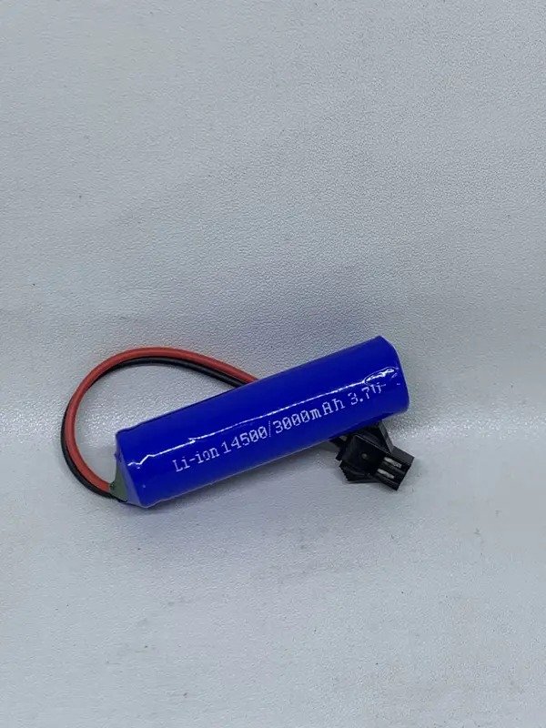 Baterai RC 14500 3.7V 3000mah Li- ion Socket Kecil 2pin Batre Rakit 3,7V 3000mah soket Hitam Control Mainan Anak 1