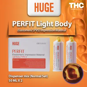 TYPE 3 LIGHT BODY DISPENSER-MIX NORMAL SET 50ML X 2 HUGE (BAHAN CETAK)