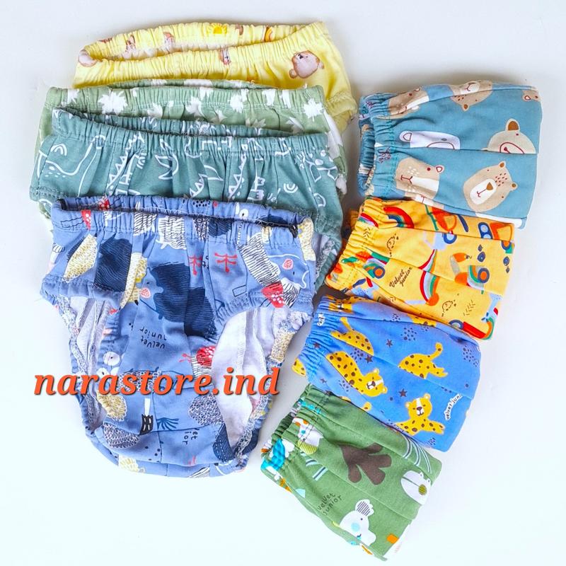 12 Pcs Celana Dalam Anak Laki-Laki dan Perempuan 1-6 tahun Motif dan Warna Lucu 8
