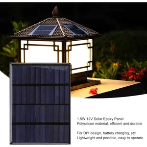 Mini Surya Panel DIY 12V 1.5W Mini Solar Panel