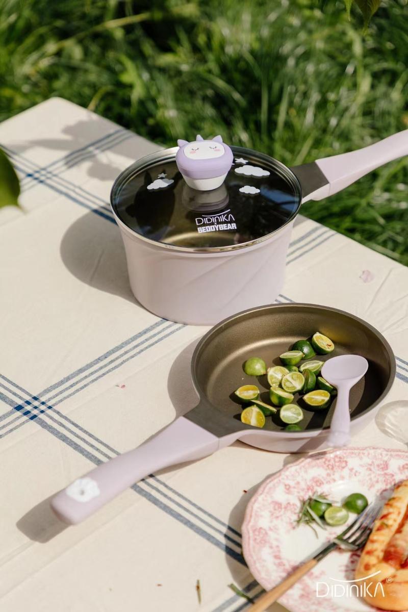 Product Introduction of [Ready Stock] Authentic Korea Didinika Baby Food Non Stick Cooking Utensils | cookware | Animal Series 18cm｜FREE GIFT 31