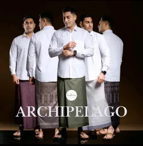 Sarung Batik Ekslusif Premium Quality Motif Archipelago Kombinasi Katun Printing Bahan Katun Printing