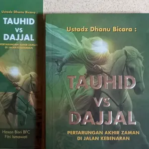 Buku ORIGINAL terbaru Ustadz Dhanu Bicara  TAUHID VS DAJJAL harga diskon 5%