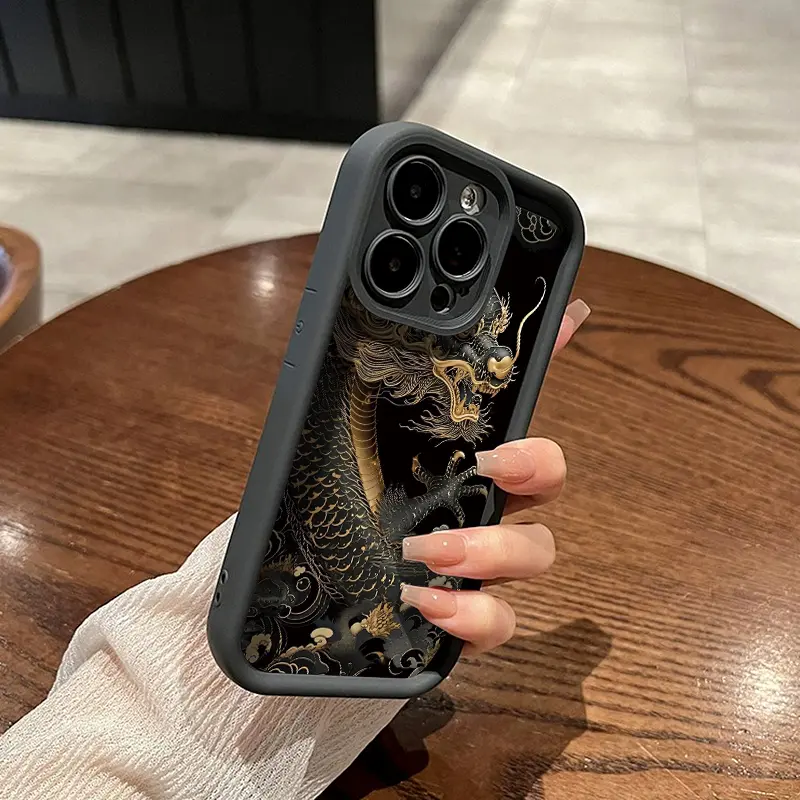 Casing Hp untuk VIVO Y20 Y20s Y20i Y20T Y12s Y12a Y30G Y11s Case pola naga Casing perlindungan lensa kamera Kesing HP lembut Softcase 2
