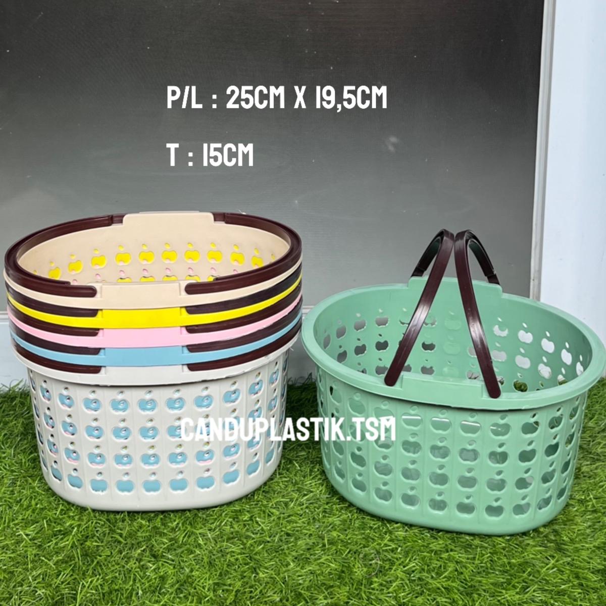 Jual (6 pcs) Kranjang Sabun Jinjing motif Apel Surya Plast/ parcel ...