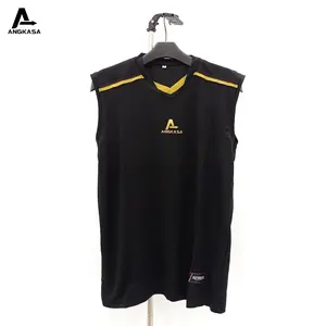 [BISA COD] ANGKASA TRAINING KIT BLACK | Rompi Olahraga Sepak Bola Futsal Badminton Warna Hitam