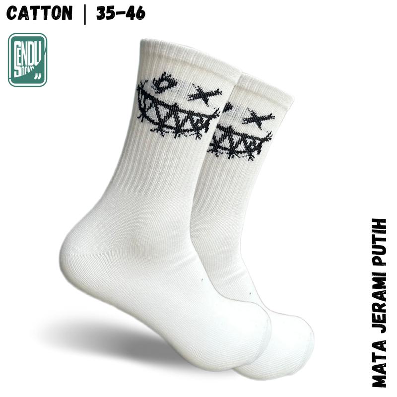 Kaos Kaki Motif Oldschool Skate Panjang Premium 5