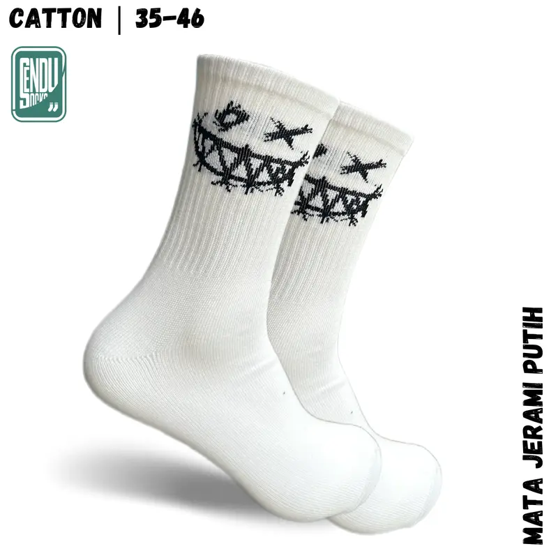 Kaos Kaki Motif Oldschool Skate Panjang Premium 4