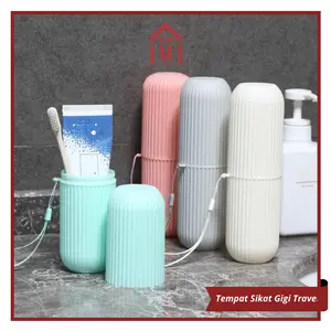 UNISO - TEMPAT SIKAT GIGI TRAVEL TABUNG PASTA ODOL MINIMALIS WADAH SIKAT GIGI PASTA GIGI TRAVELLING
