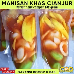 MANISAN BUAH CIANJUR, ASINAN, RUJAK, MANGGA, SALAK, DONG" BANGKOK, ANGGUR BOGOR, CERME, NANAS, MANIS, ASEM,PEDAS, SEGAR