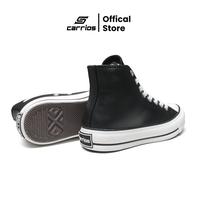 Gambar CARRIOS - Malaka High Leather Black White - Sepatu Sneakers Casual Klasik Pria & Wanita 36 - 46 - BLACK WHITE HI, 36 dari CARRIOS ID Kab. Tangerang 3 Tokopedia
