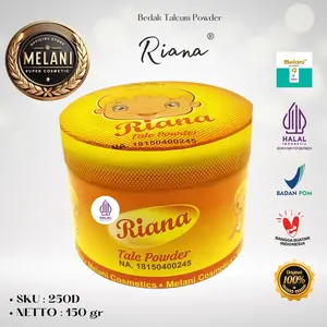 250D Riana by Melani Bedak Talcum Powder 100 gram - BPOM & HALAL TERDAFTAR