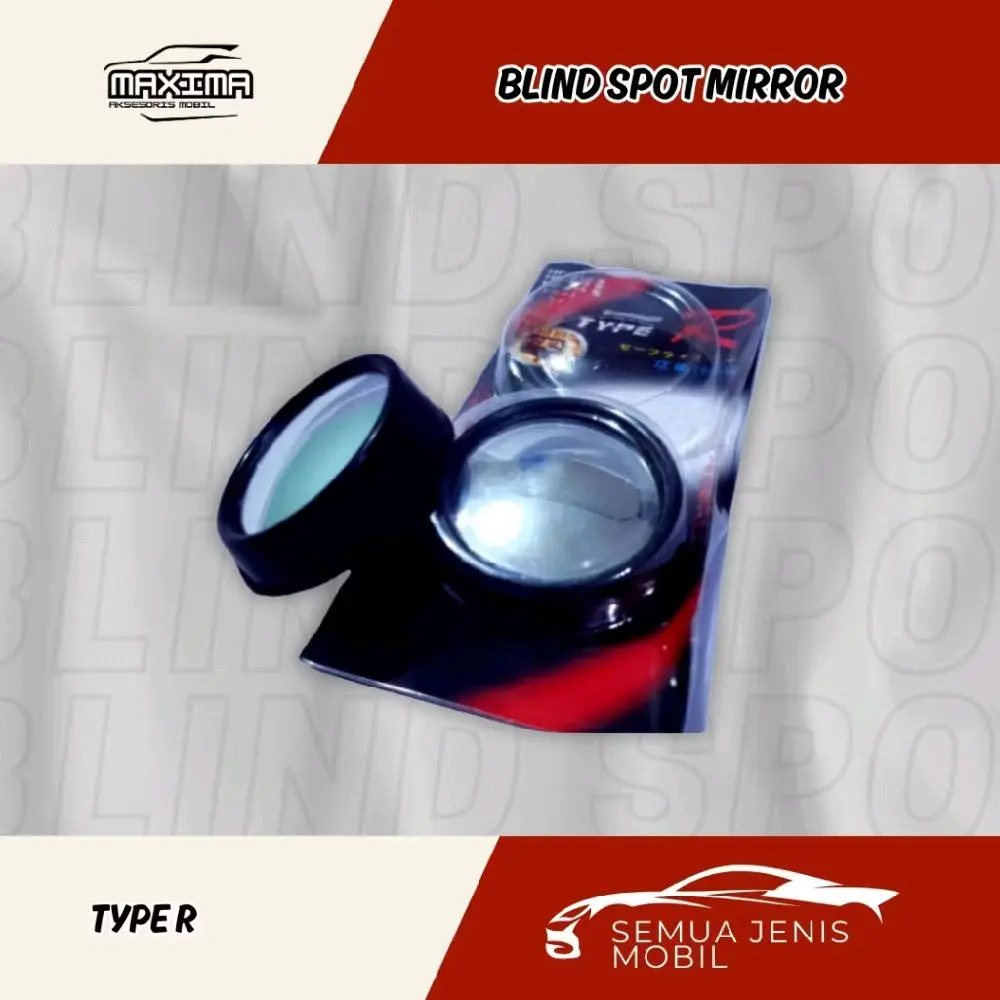 Spion Blind Spot HT-212 BLIND SPOT MIROR TYPE R Kaca Cembung Mobil Tambahan Wide Angle 360 Mirror Motor