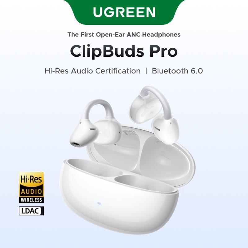 UGREEN ClipBuds Pro ANC Kẹp Tai Nghe Không Dây Bluetooth Âm Thanh Hi-Res Thời Gian Chơi 32H Chống Nước IPX5 Bluetooth 6.0 Compatible With iPhone 17 17 Pro 17 Pro Max 17 Air 16 Pro 16 Pro Max 15 14