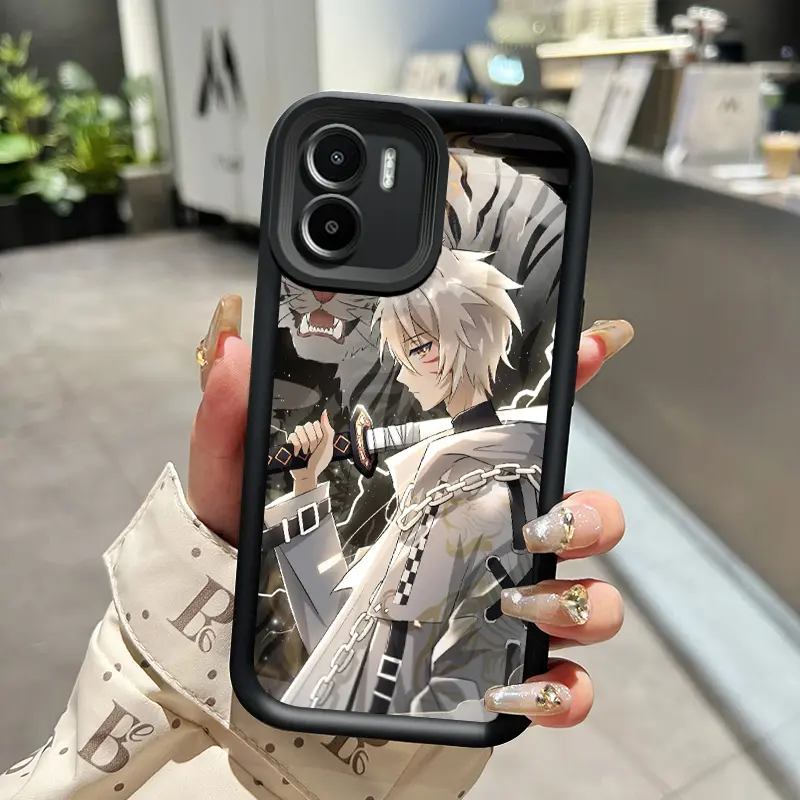 Casing Hp Untuk Xiaomi Redmi A1 Redmi A2 Case pola Harimau putih lucu Casing HP lembut ganda Kesing pelindung silikon Ganda putra dan putri Softcase