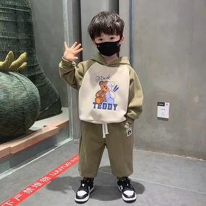 Bộ quần áo thu đông trẻ em dành cho bé 17-48kg với chất liệu nỉ cottong ấm áp, mẫu hottrend năm nay, bộ trẻ thu đông cho bé, bộ đồ thu đông trẻ em