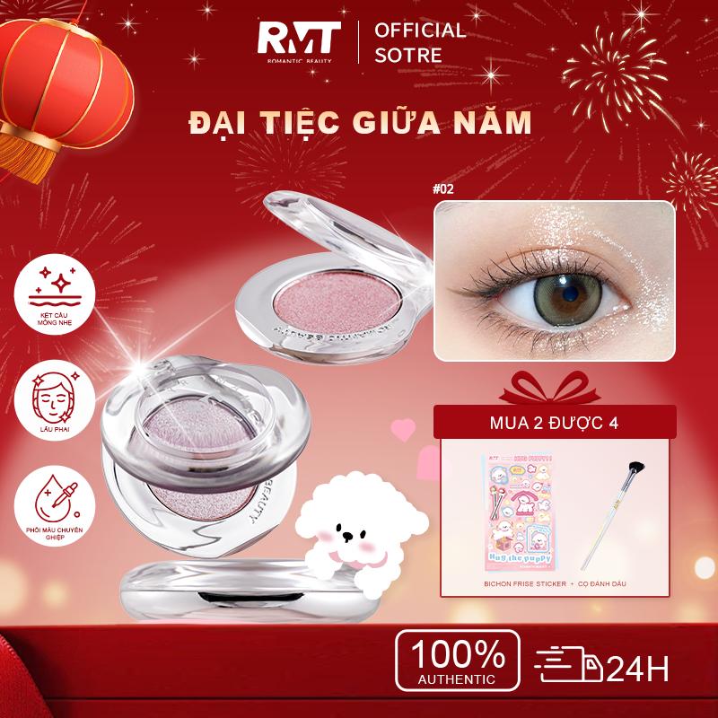  【Mua 1 Được 4 Romantic Beauty Phấn Mắt Galaxy Nhũ Lấp Lánh Highlighter Sang Trọng  Kèm Sticker Và Cọ Highlighter 