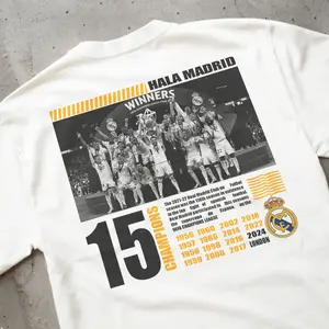 Kaos Football Real Madrid Desain Premium Polyester Quality - 059 Digital Printing Kain