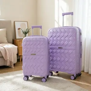 IBkoper 801 Koper Classic Bahan PP Size 20inci 24inci 28Inch Kabin Bagasi Expandable TSA Lock Anti Pecah Kokoh Kuat Tahan Banting