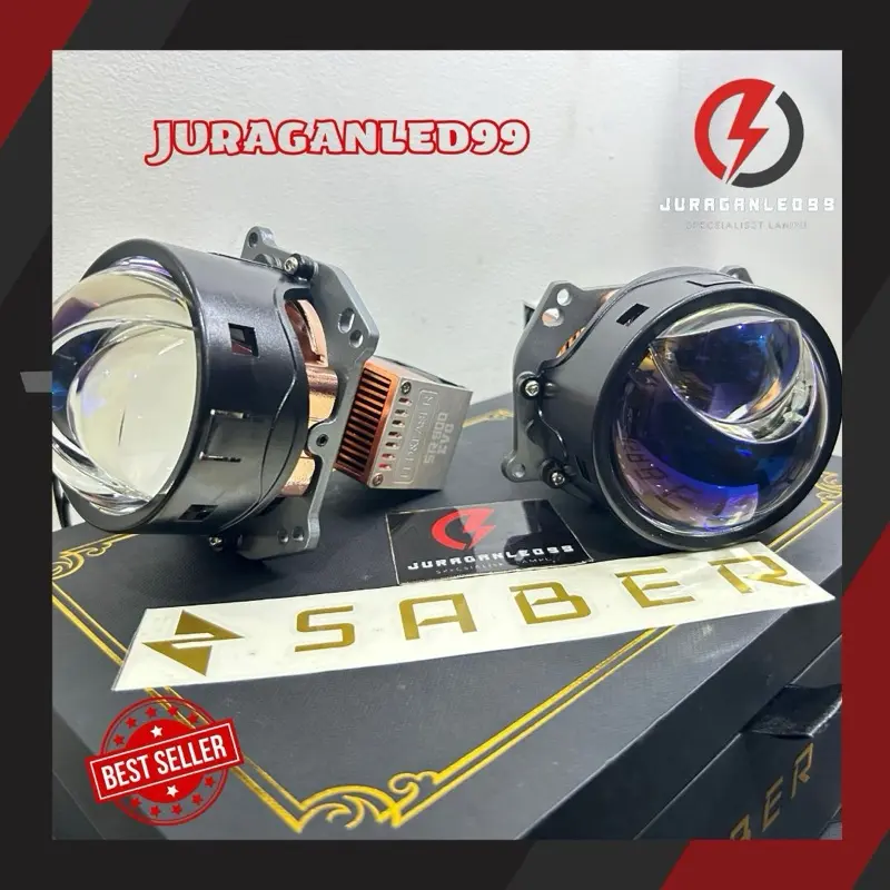 BI-led SABER SR900 EVO LED Projector Headlamp Laser LED Lampu Laser 1