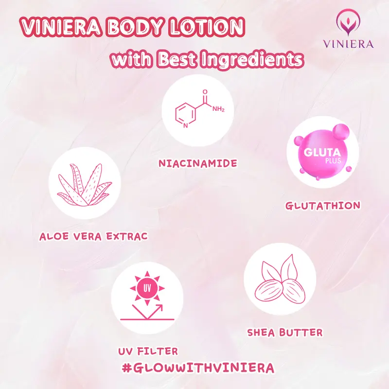 Viniera Body lotion mencerahkan kulit Perawatan  Tubuh 3