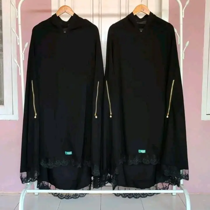 Jilbab non pet salur, jahitan rapi cocok digunakan acara formal dan informal 3