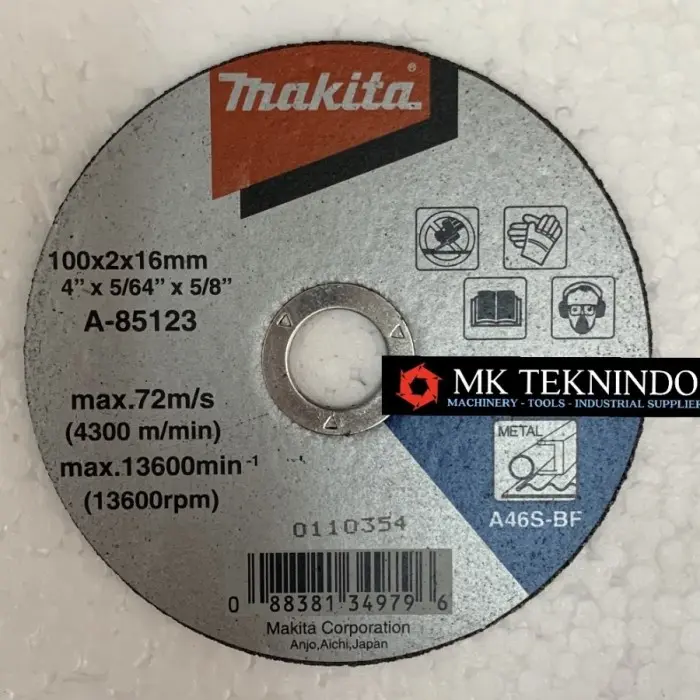 MAKITA BATU MATA GERINDA POTONG 4” INCH A 85123 (CUCI GUDANG)