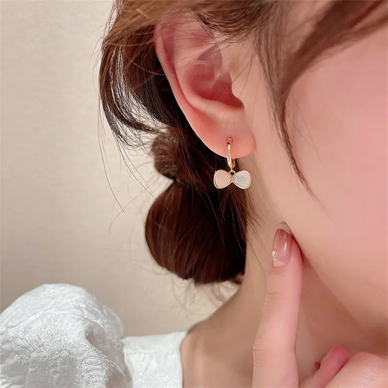 Hoa Tai Thời Trang Tối Giản, Phong Cách Hàn Quốc, Dành Cho Nữ, Thích Hợp Cho Mùa Hè Women Voi 1