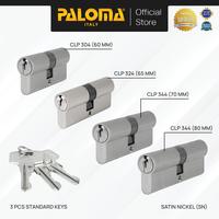 Gambar PALOMA Cylinder Kunci Pintu Silinder Double Cylinder Knob Standard Key Brass Kuningan Gold Emas Satin Silver Antique Antik Black Hitam Gunmetal Gun Metal CLP 303 304 305 306 307 324 333 334 335 336 337 343 344 345 346 347 - 60 mm, Satin Brass dari PALOMA Official Kota Administrasi Jakarta Timur 5 Tokopedia